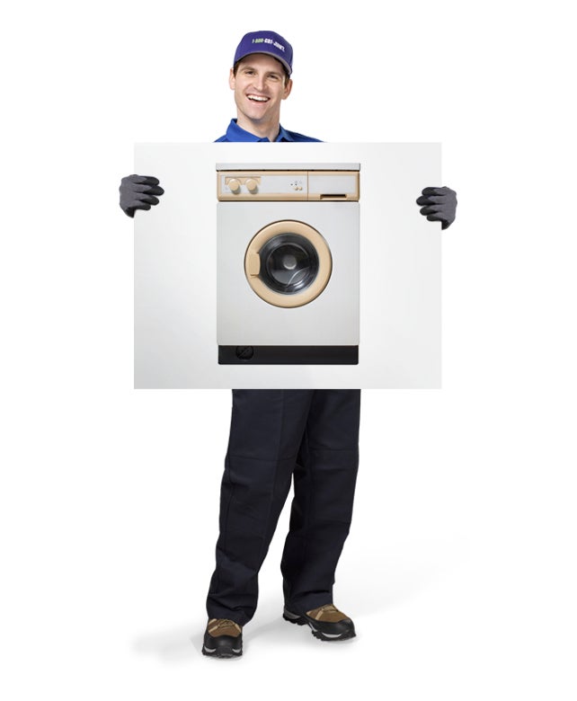 Washing Machine Appliance for removal and disposal by 1-800-GOT-JUNK? truck team member