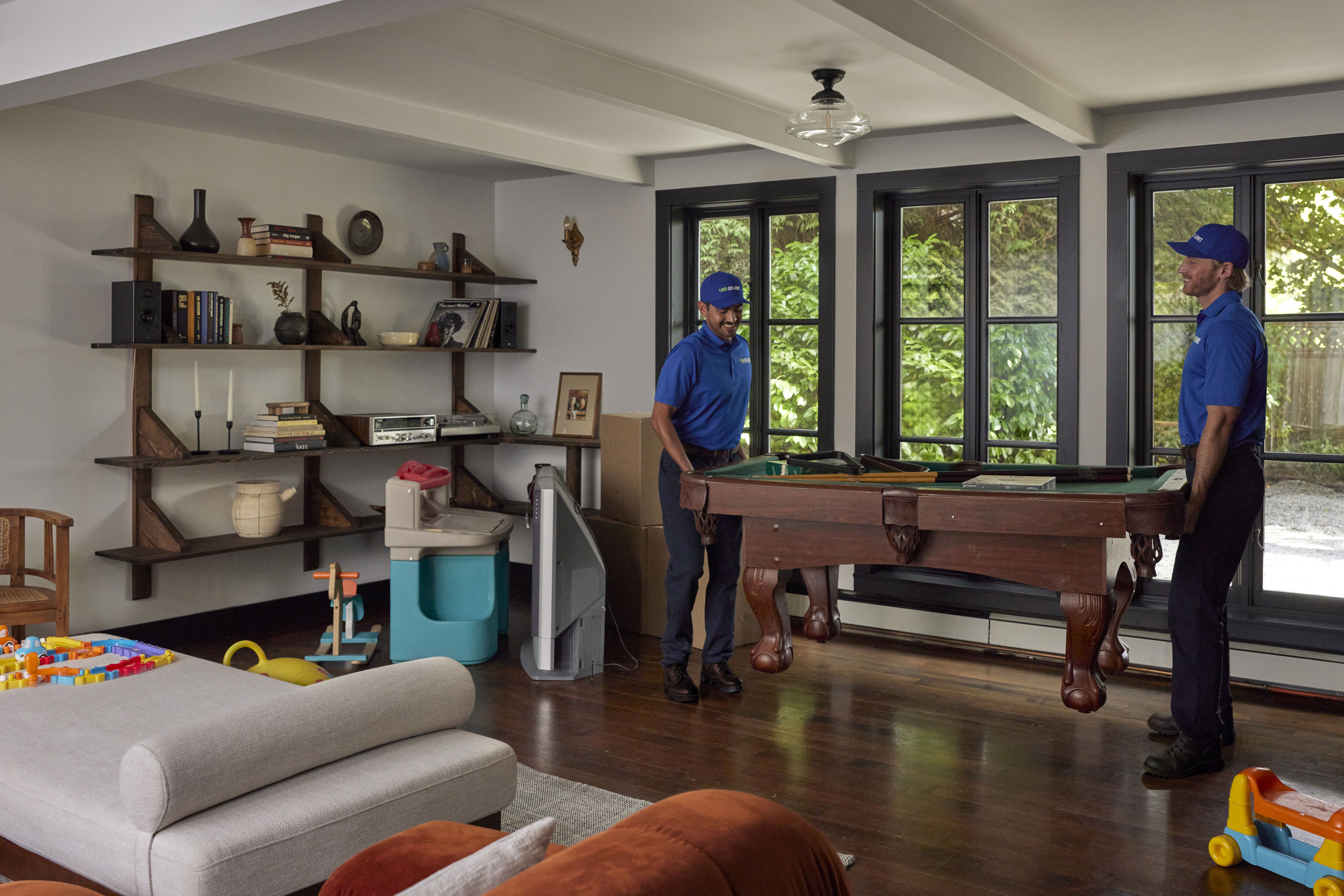 How to get rid of a pool table