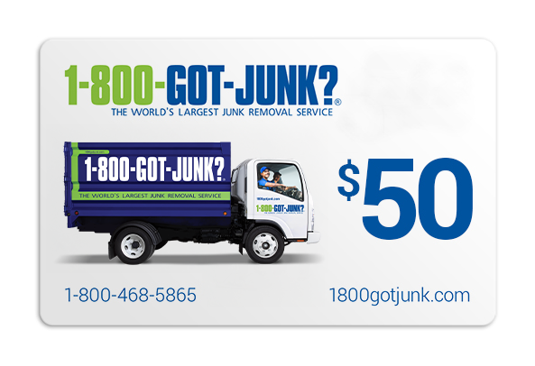 $50 Discount for Junk Removal