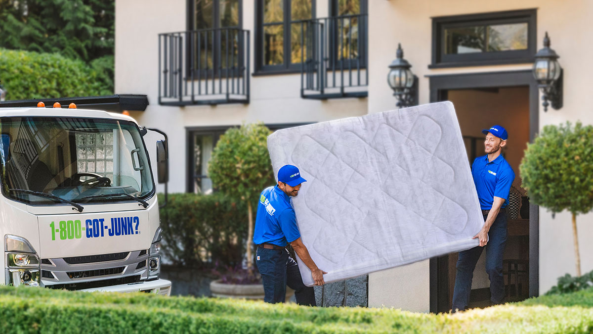 1-800-GOT-JUNK? donates mattresses in good condition to charities with a demand for used mattresses.