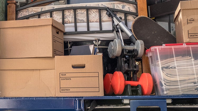 Exercise equipment ready to be disposed of safely