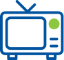 Television disposal icon