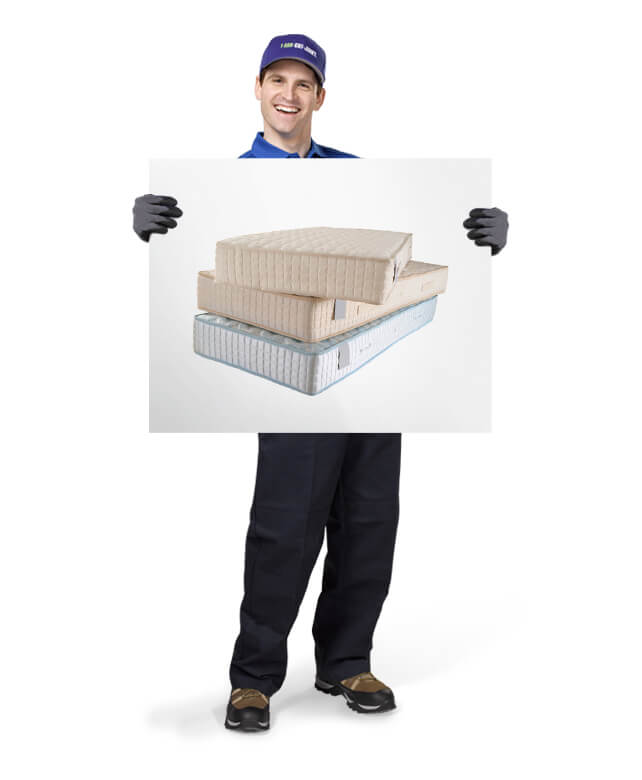 Uniformed TOM ready to remove & dispose of your old mattress or box spring