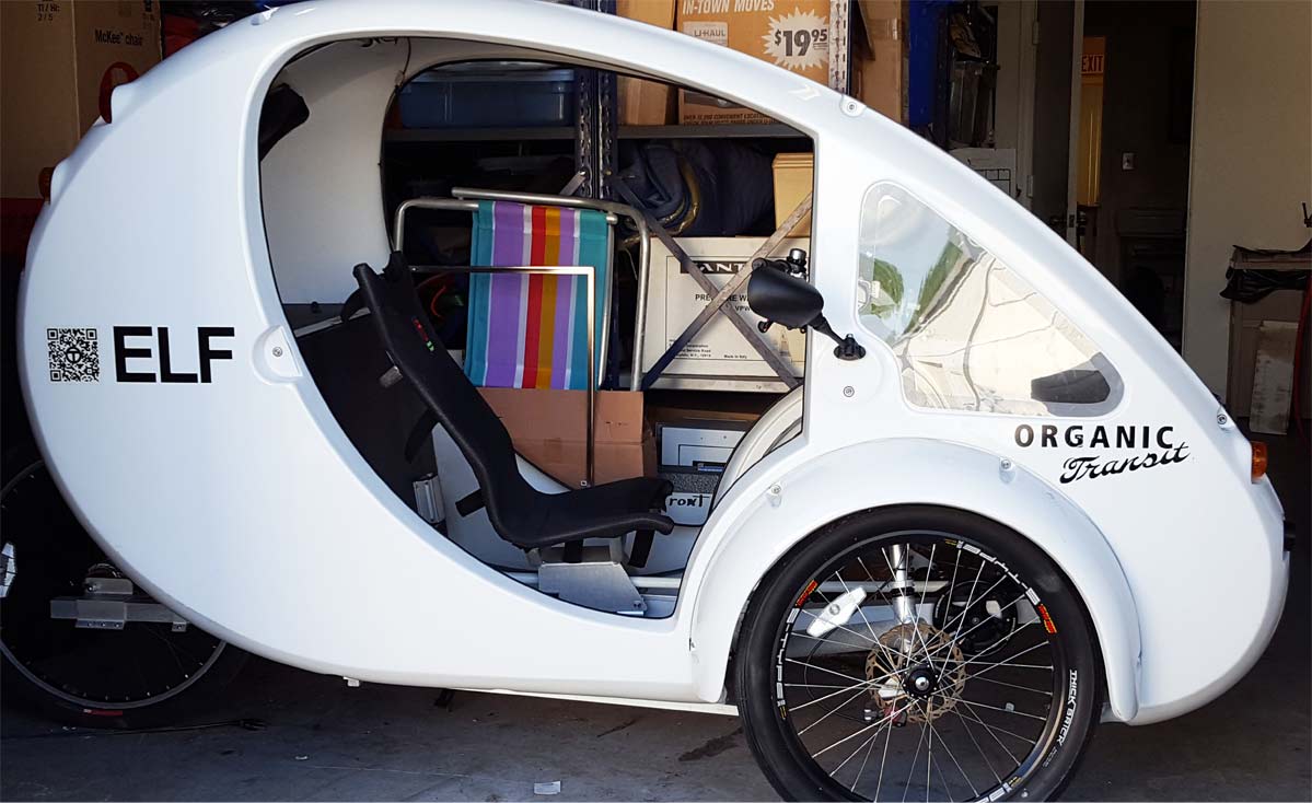 Solar white car with wheels